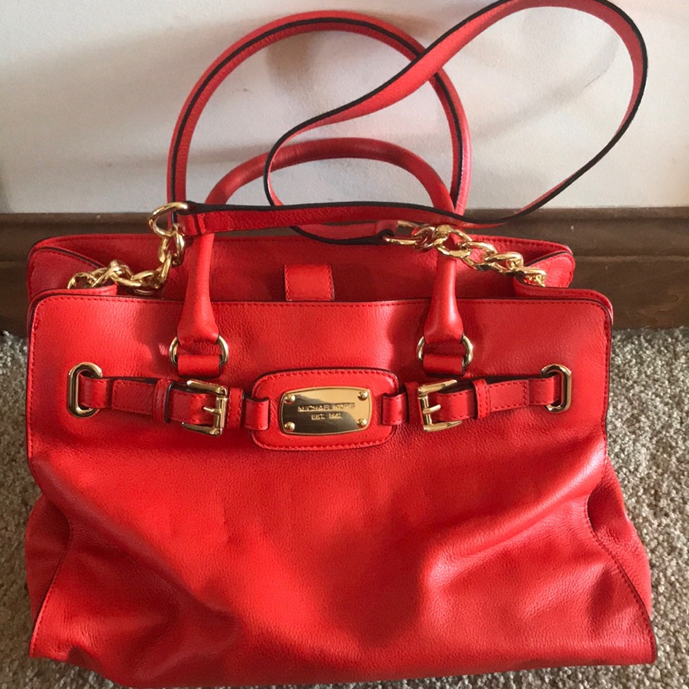 Michael Kors RED medium purse